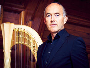Supporting image for story: Mid Wales harpist Ieuan Jones adapts piano works by Schubert