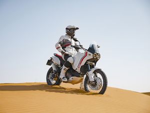 Supporting image for story: Ducati unveils new adventure-ready DesertX