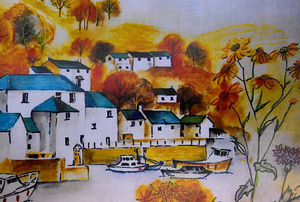 England's Santorini painting