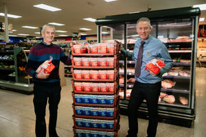 Rob Faulks and Andrew Faulks from Stans Superstore prepared free deliveries for vulnerable customers during Covid