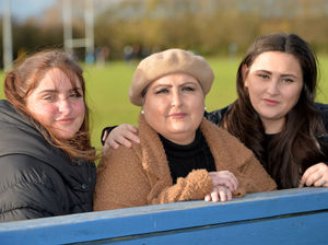 Louise and her daughters Livi and Izzy.