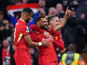 Supporting image for story: Mohamed Salah settles Liverpool nerves in Champions League win over Bologna