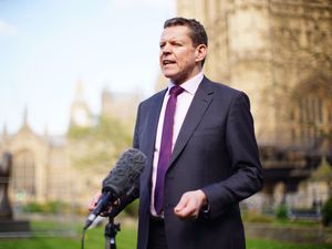 Plaid Cymru leader Rhun ap Iorwerth speaking in London