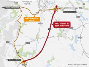 Supporting image for story: M42 to be closed as part of bridge demolition work