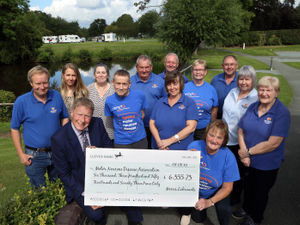 Supporting image for story: Companies raise £6,355 to support Shropshire MNDA branch 