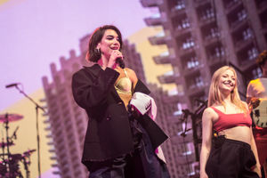 Dua Lipa at Birmingham's Genting Arena. Pic: Emma Turner