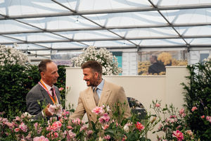 David Beckham visited the garden.