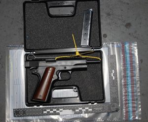 The firearm included ammunition