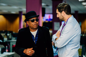 In 2017 Tito Jackson with Express & Star digital sport editor Nathan Judah