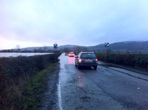 Flooding at Llandrinio