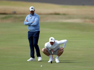 Supporting image for story: That’s Rich! Staffordshire's Richard Mansell goes close with British Open practice putt from 110 yards