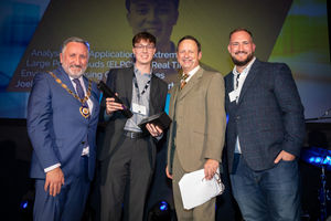 Joel Woodward was named winner of the Dissertation/Report of the Year category at the Architectural Technology Awards