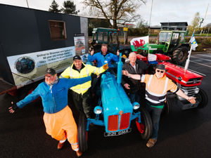 Supporting image for story: Life in the slow lane, vintage tractors set off on a 750 mile charity event