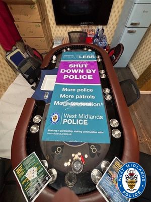 At least four gambling dens have been shut down in the Birmingham area