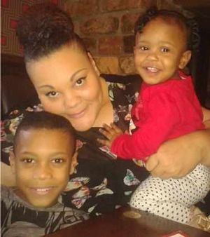 Crystal and her children