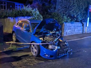 Supporting image for story: Two cars badly damaged in early morning road crash in Bilston