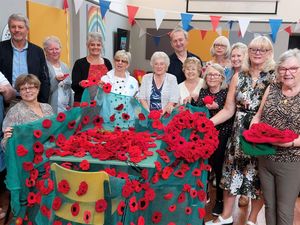 Supporting image for story: Town set to be flooded with poppies in hand made project 