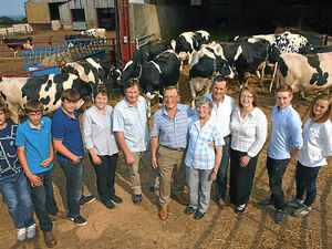 Supporting image for story: National trophy delight for Shropshire dairy farming family