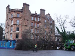 Supporting image for story: Storm Eowyn leaves 100,000 households without power as 100mph gust recorded