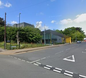 Holt Street at its junction with Lister Street in Birmingham city centre. Taken from Google Earth