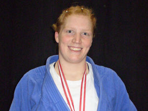 Supporting image for story: Silver in judo open for Shropshire's for Sarah Adlington