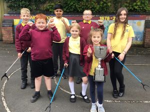 Supporting image for story: Environmentally friendly pupils recognised for litter busting ideas