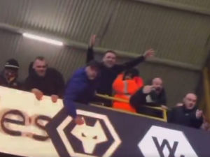 The Wolves fan was filmed spitting on Villa supporters at the Feb 2 game. 