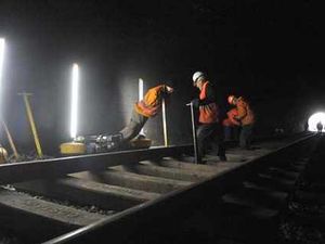 Supporting image for story: Tunnel vision keeps rail project on track