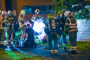 Emergency services at Granville Square, Birmingham. Photo: Snapper SK