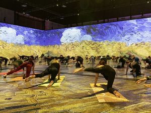 Supporting image for story: Immerse yourself in special yoga sessions at Beyond Van Gogh