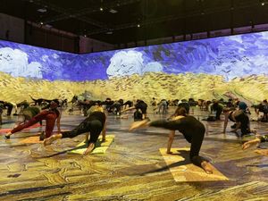 Supporting image for story: Immerse yourself in special yoga sessions at Beyond Van Gogh