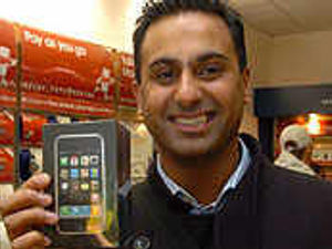 Supporting image for story: iPhone gets a cool reception