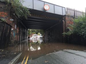 Supporting image for story: Shropshire hit by flooding as Storm Bronagh sweeps in 