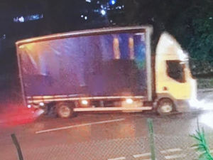 Supporting image for story: Thieves flee in lorry after raiding eight businesses in one night