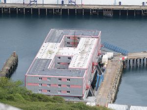 Supporting image for story: Hundreds of asylum seekers moved off Bibby Stockholm accommodation barge