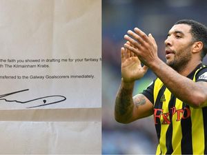 Supporting image for story: Troy Deeney gets involved in fantasy football draft dispute with signed letter