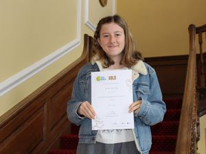 Supporting image for story: Shropshire college day student Evie proves she is a biology whizz