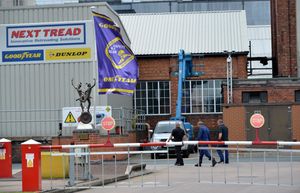 The old Goodyear factory has been knocked down and houses are being built on the site