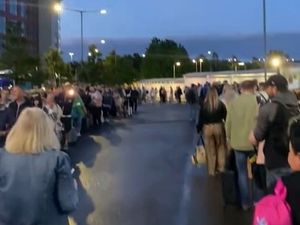 Supporting image for story: Watch: ‘Carnage’ outside Birmingham Airport as passengers hit out at huge queues outside