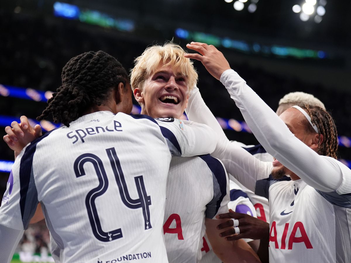Thomas Partey on losing side as Tottenham win on Champions League return