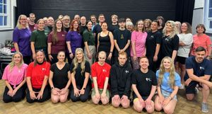 The Cast of Brownhills Musical Theatre Company who will present Musicals Unplugged:  Songs in Unexpected Shoes.