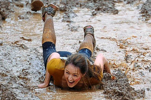 Supporting image for story: Video: Mud, sweat and tears at Shropshire Mud Run