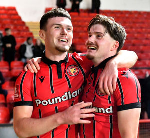 
Jamie Jellis celebrates his goal.
