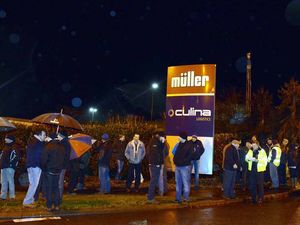 Supporting image for story: Milk fight farmers 'won't target Shropshire's Muller dairy'