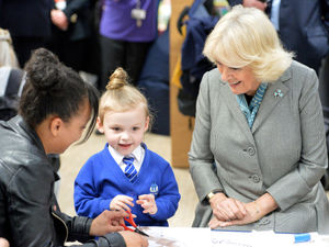 Supporting image for story: GALLERY: Art, craft and storytelling as Duchess of Cornwall opens revamped library