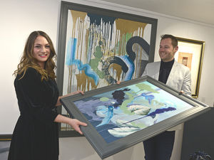 Supporting image for story: Shropshire artist has work featured alongside Picasso