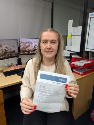 Kelly Walker of Bilston received her letter a day late