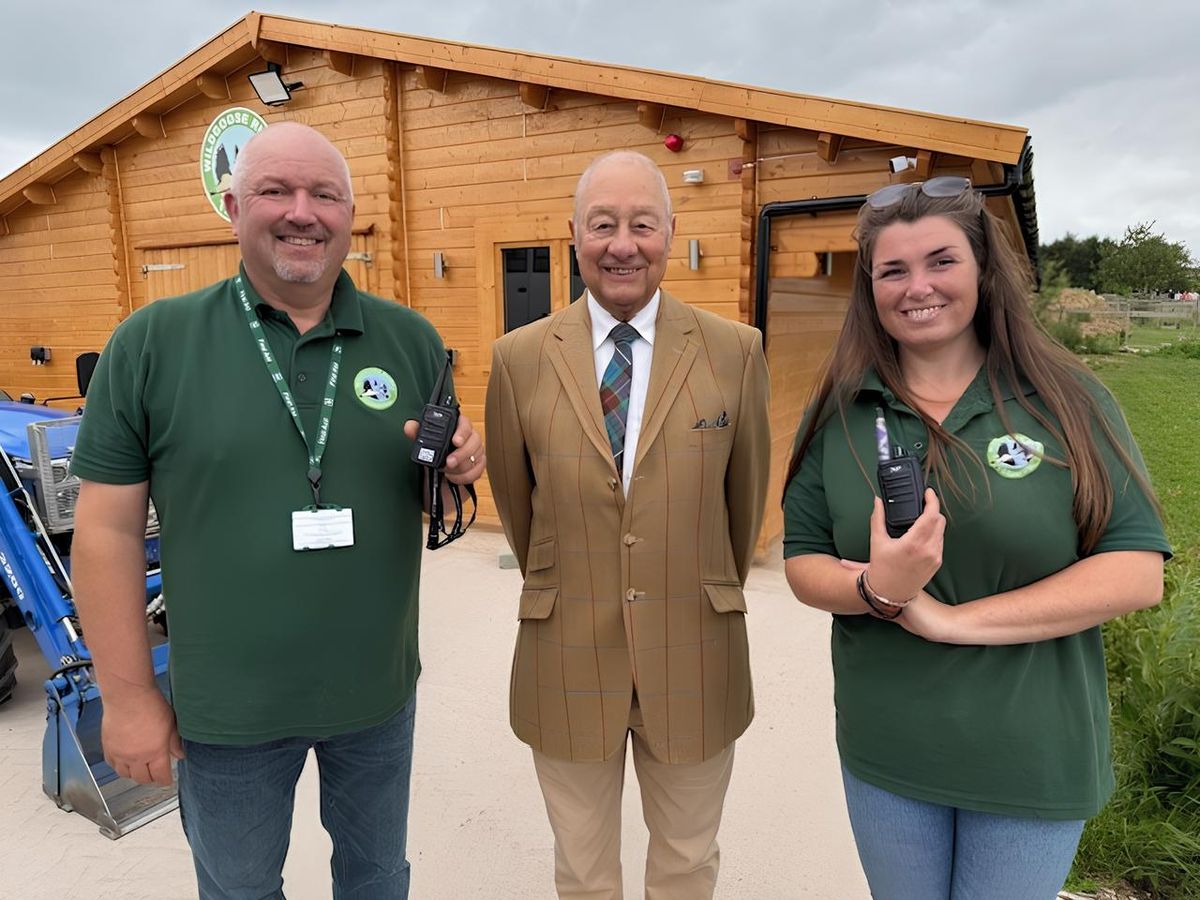 Pershore firms generous donation helping Wildgoose Rural Training charity stay in touch