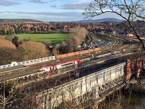 Reader Michael Hyatt took this photo showing The Wrekin Giant and The Wrekin in the same frame