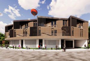 An artist's impression of a flats plan for the former Wheatsheaf pub in Rowley Regis. Photo: MADE Architects